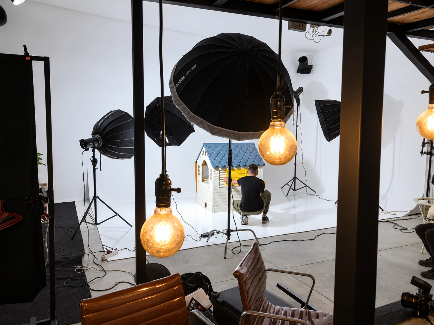 Producción fotográfica de producto en el estudio Galopante